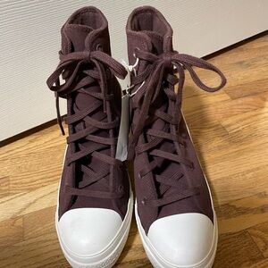 Converse Chuck 70 De Luxe Rumble Suede Platform Boots Brown Women’s 8